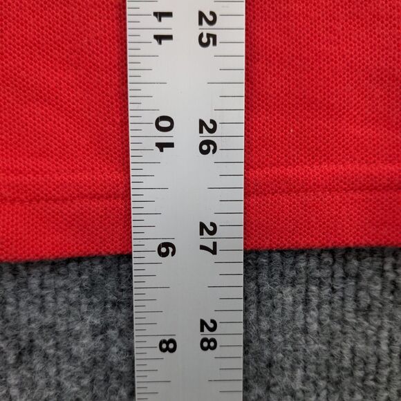Coca-Cola Mens Uniform Crew Polo Shirt Red Plus Size 26W/28W Short Sleeve - Picture 12 of 13